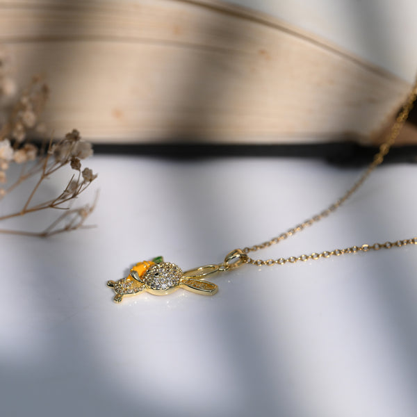Rabit with Carrot with Pendant