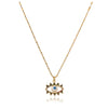 White Evil Eye Pendant