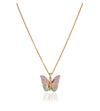 Butterfly Purple Zircon Pendant