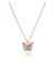 Butterfly Purple Zircon Pendant