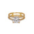 Golden Crown CZ Ring