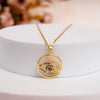 Golden Multi-Colored Evil Eye CZ 18k Plating Pendant