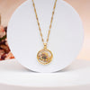 Golden Multi-Colored Evil Eye CZ 18k Plating Pendant