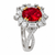 Red Ruby Retro Style Ring