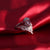 Silver Water Droplet Zircon Ring