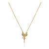 Golden Girl Wings Zircon Pendant