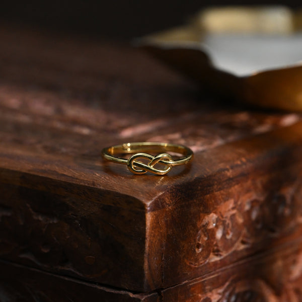 Gold Plated Infinity Ring