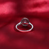 Silver Round Zircon Ring