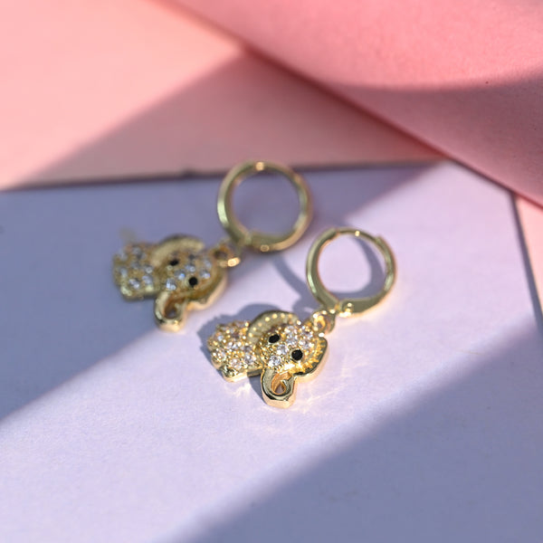 Elephant Drop Earrings