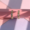 Street Wear Zircon Earrings