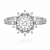 Silver Snowflake Ring