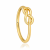 Gold Plated Infinity Ring
