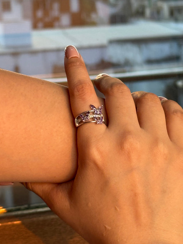 Lavendar Bloom Ring