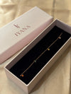 Multistone charm Anklet