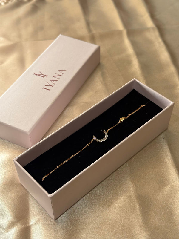 Moon star Anklet