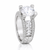 Silver Luxury Zircon ring