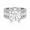 Silver Luxury Zircon ring