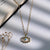 White Evil Eye Pendant