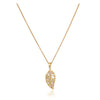 Gold Plated Leaf Pendant