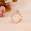 Golden Crown CZ Ring