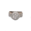 Silver Luxurious Round Big CZ Ring
