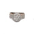 Silver Luxurious Round Big CZ Ring