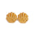 Golden Sea Shell Studs