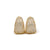 Golden Double side CZ earrings