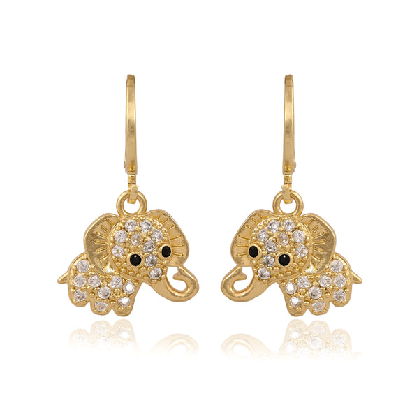 Elephant Drop Earrings