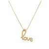 Gold Plated Love Pendant