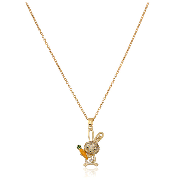 Rabit with Carrot with Pendant