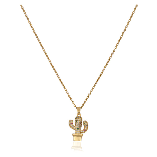 Cactus Zircon Pendant