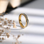 Gold Plated Zircon Band