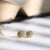 Semi-Circle CZ Studs