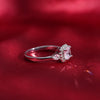 Silver Princess Style Zircon Ring
