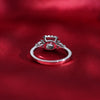 Silver Princess Style Zircon Ring