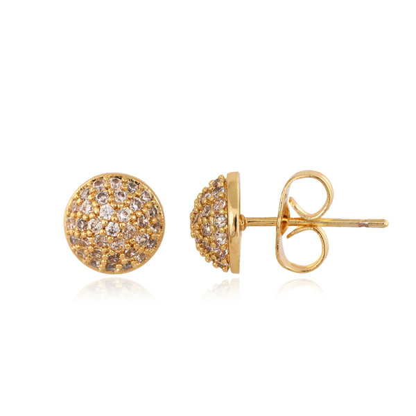 Semi-Circle CZ Studs