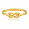 Gold Plated Infinity Ring