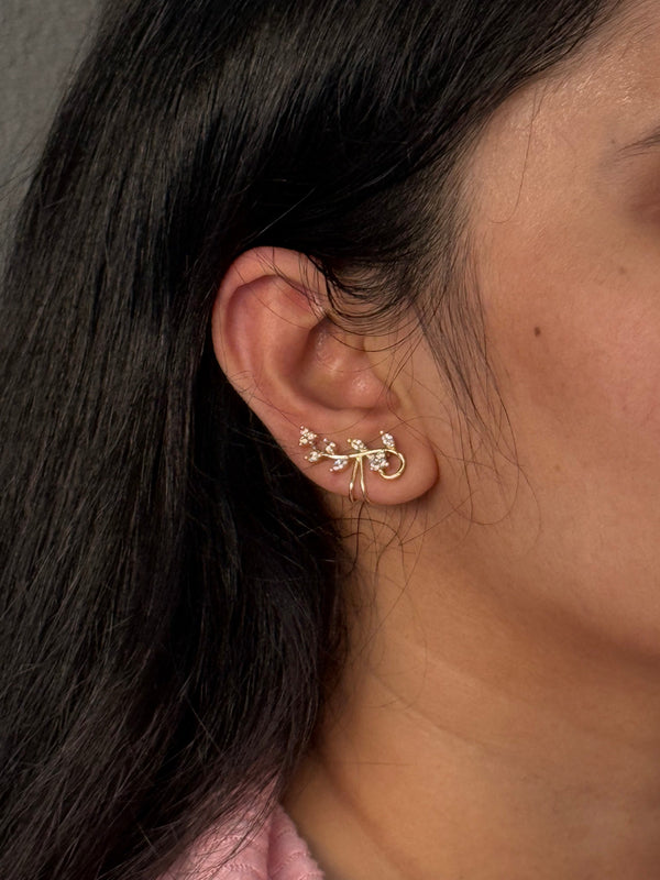 Blush petal Ear cuffs