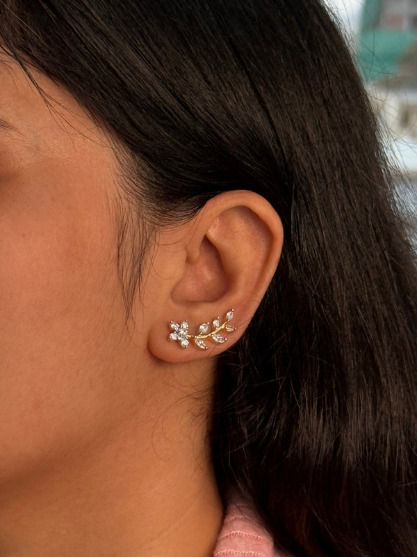 Classic Floral Ear cuffs