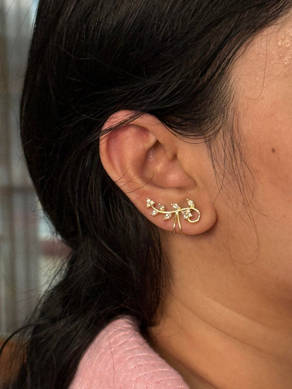 Blush petal Ear cuffs