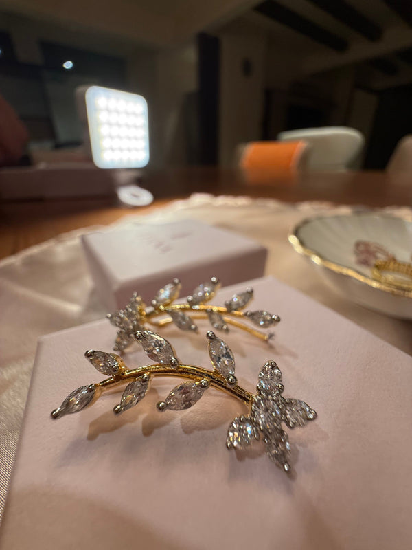 Classic Floral Ear cuffs