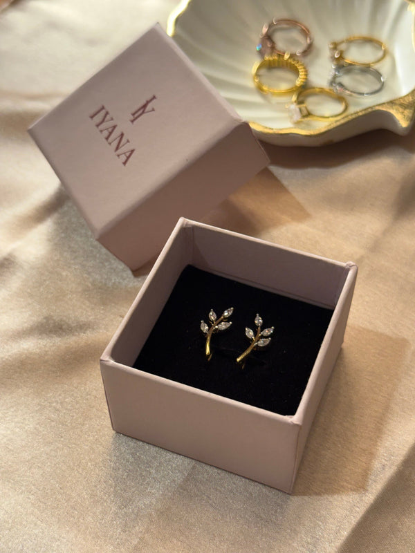 Aurelia Leaf Earcuffs
