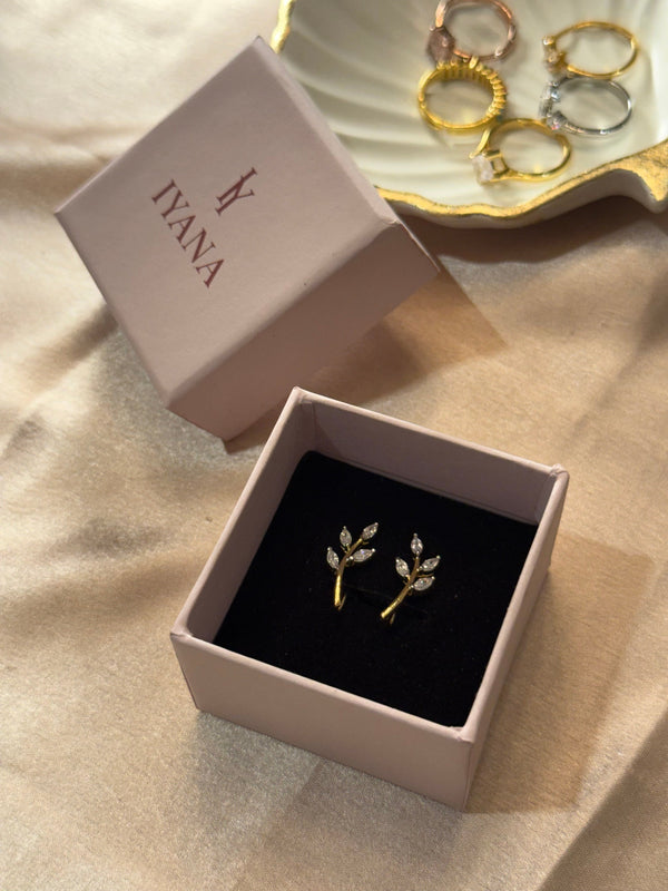 Aurelia Leaf Earcuffs