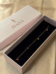 Multistone charm Anklet