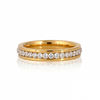 Gold Plated Zircon Band
