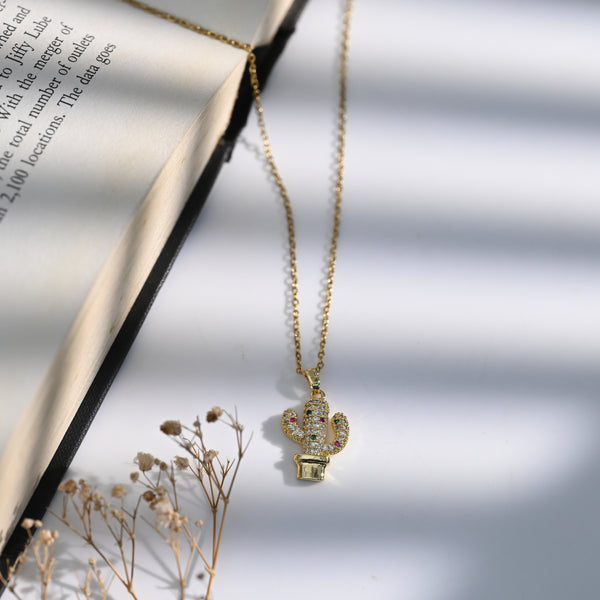 Cactus Zircon Pendant