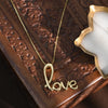 Gold Plated Love Pendant